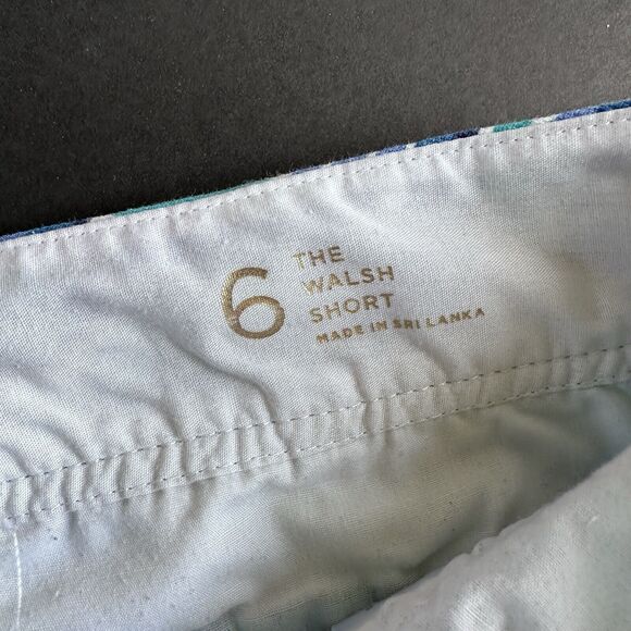 Lilly Pulitzer The Walsh Short “Agate Green Lazy River” Size 6 Blue - Picture 6 of 10